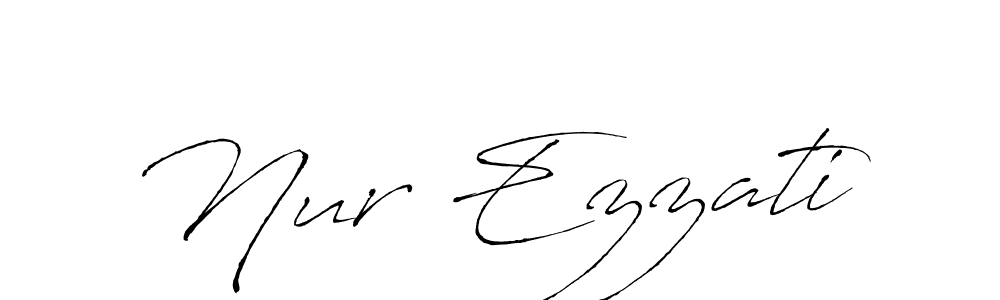 Use a signature maker to create a handwritten signature online. With this signature software, you can design (Antro_Vectra) your own signature for name Nur Ezzati. Nur Ezzati signature style 6 images and pictures png