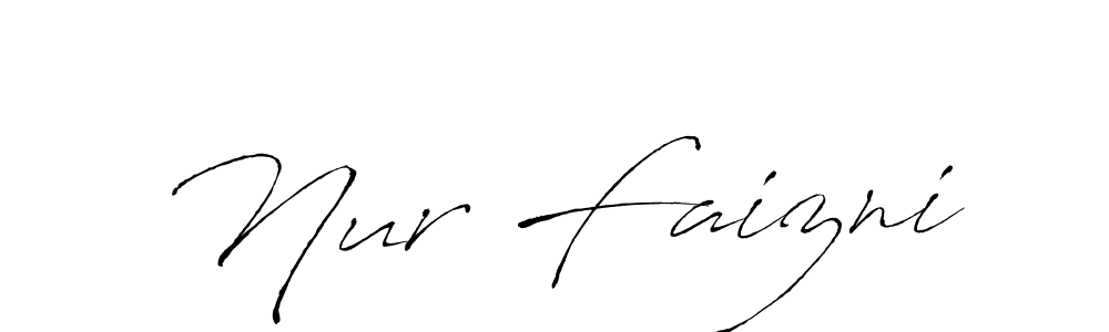 Also we have Nur Faizni name is the best signature style. Create professional handwritten signature collection using Antro_Vectra autograph style. Nur Faizni signature style 6 images and pictures png
