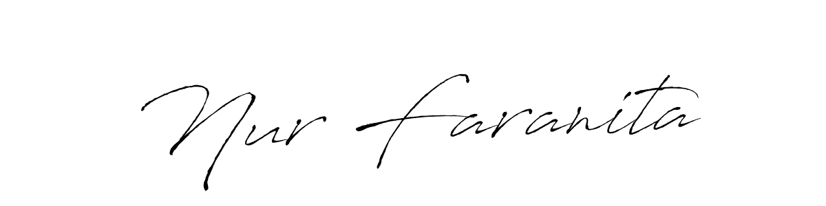 You should practise on your own different ways (Antro_Vectra) to write your name (Nur Faranita) in signature. don't let someone else do it for you. Nur Faranita signature style 6 images and pictures png