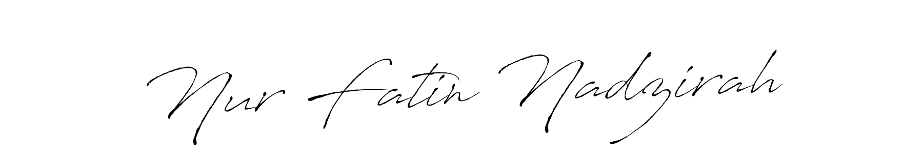 Also we have Nur Fatin Nadzirah name is the best signature style. Create professional handwritten signature collection using Antro_Vectra autograph style. Nur Fatin Nadzirah signature style 6 images and pictures png