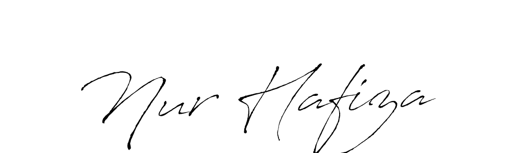 Design your own signature with our free online signature maker. With this signature software, you can create a handwritten (Antro_Vectra) signature for name Nur Hafiza. Nur Hafiza signature style 6 images and pictures png