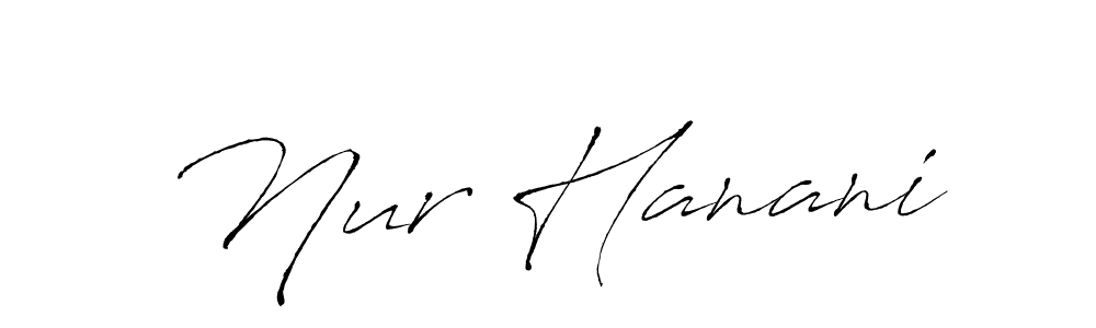 It looks lik you need a new signature style for name Nur Hanani. Design unique handwritten (Antro_Vectra) signature with our free signature maker in just a few clicks. Nur Hanani signature style 6 images and pictures png