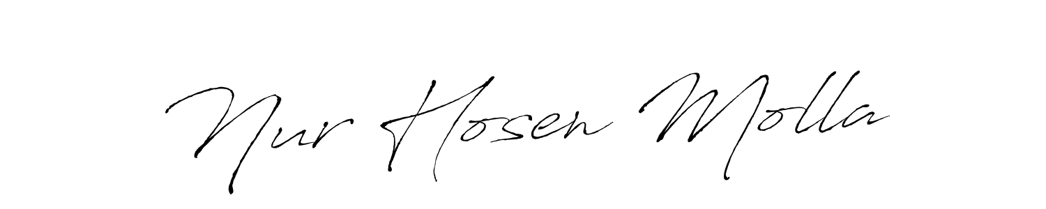 Make a beautiful signature design for name Nur Hosen Molla. Use this online signature maker to create a handwritten signature for free. Nur Hosen Molla signature style 6 images and pictures png