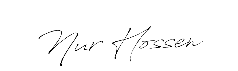 Similarly Antro_Vectra is the best handwritten signature design. Signature creator online .You can use it as an online autograph creator for name Nur Hossen. Nur Hossen signature style 6 images and pictures png