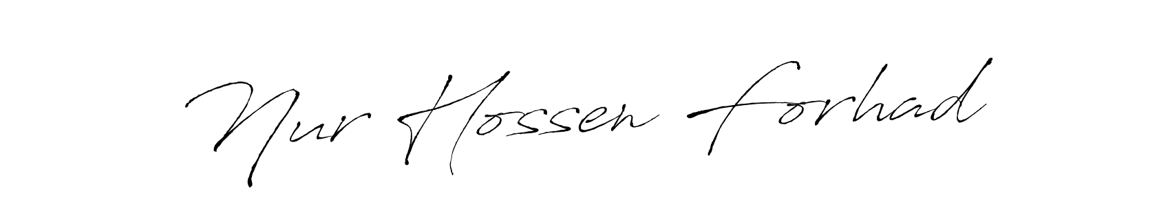 Also we have Nur Hossen Forhad name is the best signature style. Create professional handwritten signature collection using Antro_Vectra autograph style. Nur Hossen Forhad signature style 6 images and pictures png