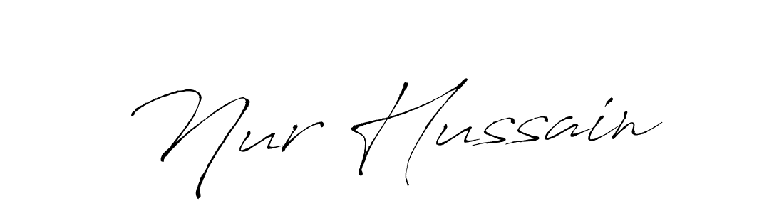 Also You can easily find your signature by using the search form. We will create Nur Hussain name handwritten signature images for you free of cost using Antro_Vectra sign style. Nur Hussain signature style 6 images and pictures png