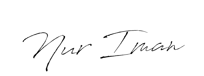 You should practise on your own different ways (Antro_Vectra) to write your name (Nur Iman) in signature. don't let someone else do it for you. Nur Iman signature style 6 images and pictures png