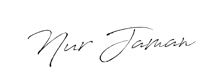 The best way (Antro_Vectra) to make a short signature is to pick only two or three words in your name. The name Nur Jaman include a total of six letters. For converting this name. Nur Jaman signature style 6 images and pictures png