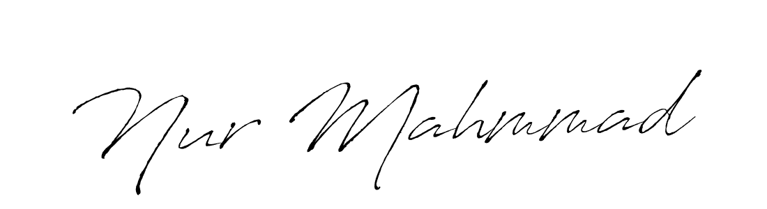 Antro_Vectra is a professional signature style that is perfect for those who want to add a touch of class to their signature. It is also a great choice for those who want to make their signature more unique. Get Nur Mahmmad name to fancy signature for free. Nur Mahmmad signature style 6 images and pictures png