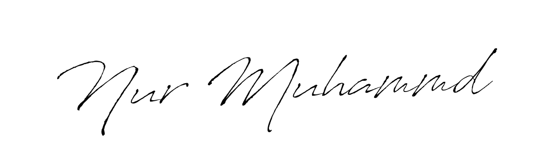 It looks lik you need a new signature style for name Nur Muhammd. Design unique handwritten (Antro_Vectra) signature with our free signature maker in just a few clicks. Nur Muhammd signature style 6 images and pictures png