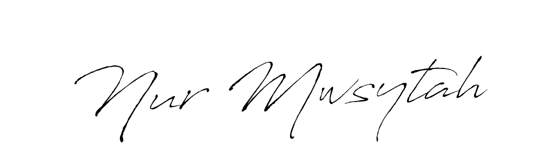 You can use this online signature creator to create a handwritten signature for the name Nur Mwsytah. This is the best online autograph maker. Nur Mwsytah signature style 6 images and pictures png