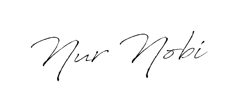 Nur Nobi stylish signature style. Best Handwritten Sign (Antro_Vectra) for my name. Handwritten Signature Collection Ideas for my name Nur Nobi. Nur Nobi signature style 6 images and pictures png