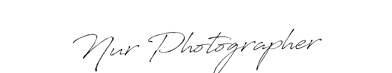 if you are searching for the best signature style for your name Nur Photographer. so please give up your signature search. here we have designed multiple signature styles  using Antro_Vectra. Nur Photographer signature style 6 images and pictures png