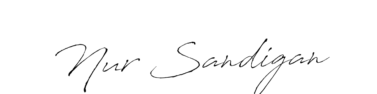 if you are searching for the best signature style for your name Nur Sandigan. so please give up your signature search. here we have designed multiple signature styles  using Antro_Vectra. Nur Sandigan signature style 6 images and pictures png