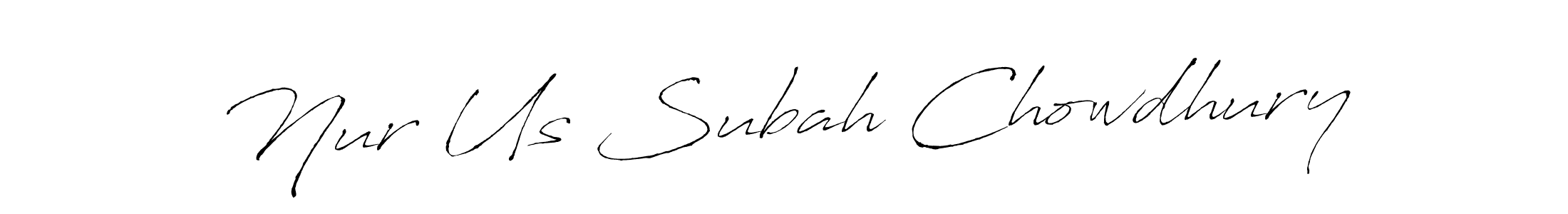 How to make Nur Us Subah Chowdhury signature? Antro_Vectra is a professional autograph style. Create handwritten signature for Nur Us Subah Chowdhury name. Nur Us Subah Chowdhury signature style 6 images and pictures png