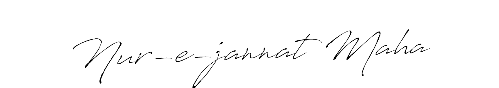 Use a signature maker to create a handwritten signature online. With this signature software, you can design (Antro_Vectra) your own signature for name Nur-e-jannat Maha. Nur-e-jannat Maha signature style 6 images and pictures png