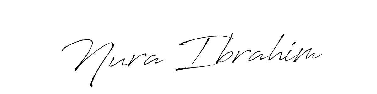 How to make Nura Ibrahim signature? Antro_Vectra is a professional autograph style. Create handwritten signature for Nura Ibrahim name. Nura Ibrahim signature style 6 images and pictures png