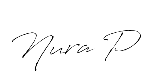You should practise on your own different ways (Antro_Vectra) to write your name (Nura P) in signature. don't let someone else do it for you. Nura P signature style 6 images and pictures png