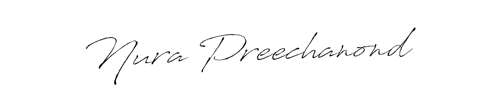 How to make Nura Preechanond signature? Antro_Vectra is a professional autograph style. Create handwritten signature for Nura Preechanond name. Nura Preechanond signature style 6 images and pictures png