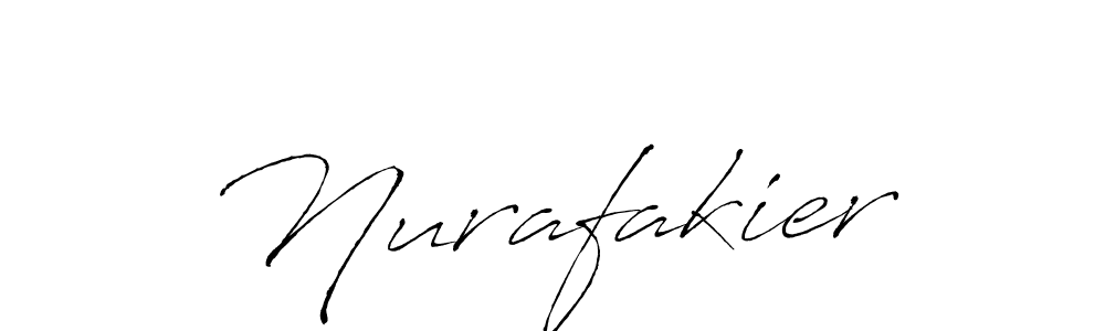 You should practise on your own different ways (Antro_Vectra) to write your name (Nurafakier) in signature. don't let someone else do it for you. Nurafakier signature style 6 images and pictures png