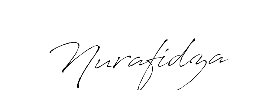 How to make Nurafidza signature? Antro_Vectra is a professional autograph style. Create handwritten signature for Nurafidza name. Nurafidza signature style 6 images and pictures png