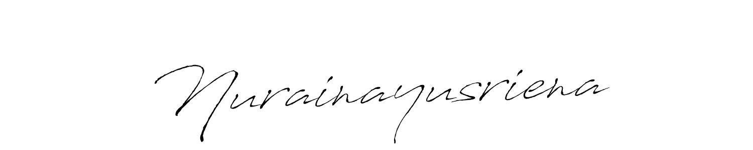 Here are the top 10 professional signature styles for the name Nurainayusriena. These are the best autograph styles you can use for your name. Nurainayusriena signature style 6 images and pictures png