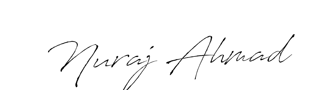 This is the best signature style for the Nuraj Ahmad name. Also you like these signature font (Antro_Vectra). Mix name signature. Nuraj Ahmad signature style 6 images and pictures png