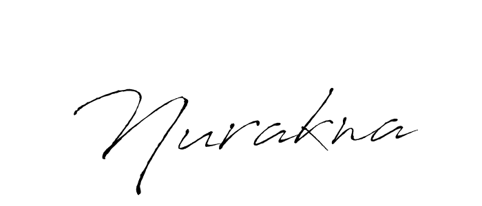 Create a beautiful signature design for name Nurakna. With this signature (Antro_Vectra) fonts, you can make a handwritten signature for free. Nurakna signature style 6 images and pictures png