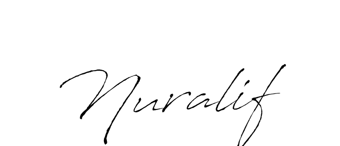 Here are the top 10 professional signature styles for the name Nuralif. These are the best autograph styles you can use for your name. Nuralif signature style 6 images and pictures png