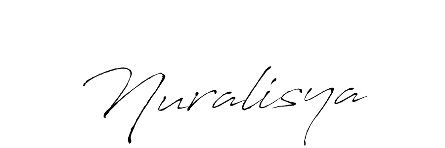 Nuralisya stylish signature style. Best Handwritten Sign (Antro_Vectra) for my name. Handwritten Signature Collection Ideas for my name Nuralisya. Nuralisya signature style 6 images and pictures png