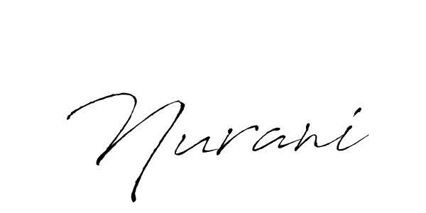 Antro_Vectra is a professional signature style that is perfect for those who want to add a touch of class to their signature. It is also a great choice for those who want to make their signature more unique. Get Nurani name to fancy signature for free. Nurani signature style 6 images and pictures png