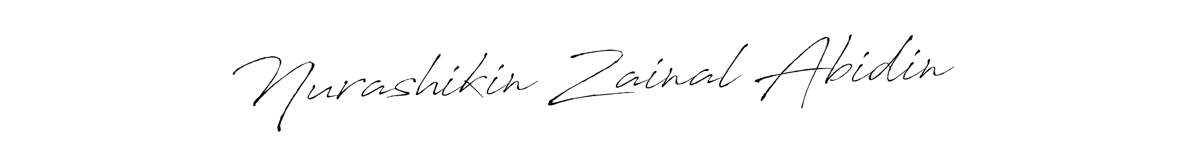 How to Draw Nurashikin Zainal Abidin signature style? Antro_Vectra is a latest design signature styles for name Nurashikin Zainal Abidin. Nurashikin Zainal Abidin signature style 6 images and pictures png