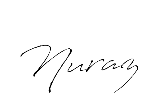 How to make Nuraz name signature. Use Antro_Vectra style for creating short signs online. This is the latest handwritten sign. Nuraz signature style 6 images and pictures png