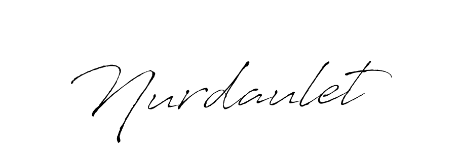 Use a signature maker to create a handwritten signature online. With this signature software, you can design (Antro_Vectra) your own signature for name Nurdaulet. Nurdaulet signature style 6 images and pictures png