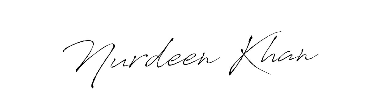 Antro_Vectra is a professional signature style that is perfect for those who want to add a touch of class to their signature. It is also a great choice for those who want to make their signature more unique. Get Nurdeen Khan name to fancy signature for free. Nurdeen Khan signature style 6 images and pictures png