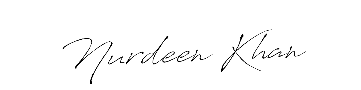 Use a signature maker to create a handwritten signature online. With this signature software, you can design (Antro_Vectra) your own signature for name Nurdeen Khan. Nurdeen Khan signature style 6 images and pictures png
