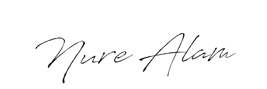 Also we have Nure Alam name is the best signature style. Create professional handwritten signature collection using Antro_Vectra autograph style. Nure Alam signature style 6 images and pictures png