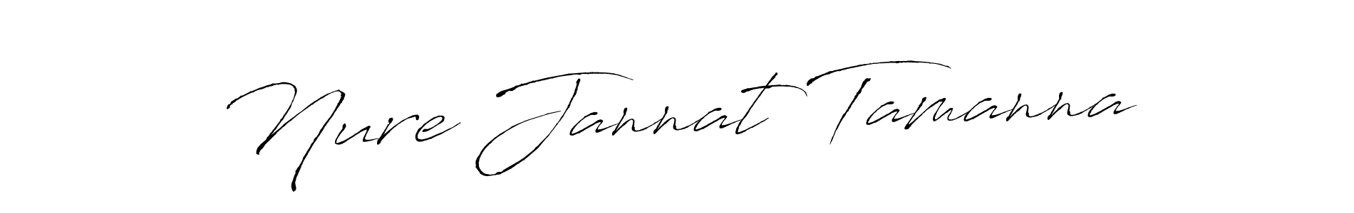 Make a short Nure Jannat Tamanna signature style. Manage your documents anywhere anytime using Antro_Vectra. Create and add eSignatures, submit forms, share and send files easily. Nure Jannat Tamanna signature style 6 images and pictures png