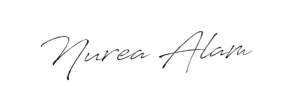 Also You can easily find your signature by using the search form. We will create Nurea Alam name handwritten signature images for you free of cost using Antro_Vectra sign style. Nurea Alam signature style 6 images and pictures png