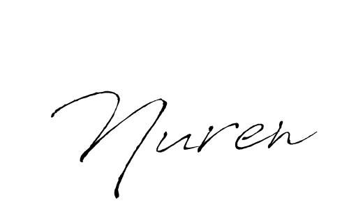 Antro_Vectra is a professional signature style that is perfect for those who want to add a touch of class to their signature. It is also a great choice for those who want to make their signature more unique. Get Nuren name to fancy signature for free. Nuren signature style 6 images and pictures png