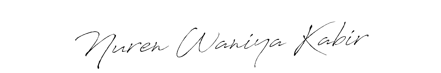 How to Draw Nuren Waniya Kabir signature style? Antro_Vectra is a latest design signature styles for name Nuren Waniya Kabir. Nuren Waniya Kabir signature style 6 images and pictures png