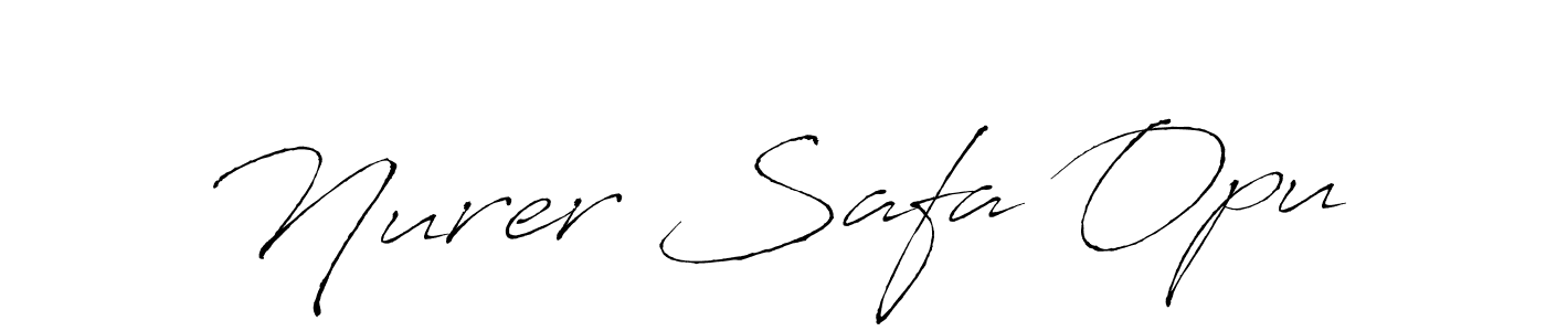 You should practise on your own different ways (Antro_Vectra) to write your name (Nurer Safa Opu) in signature. don't let someone else do it for you. Nurer Safa Opu signature style 6 images and pictures png