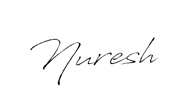 It looks lik you need a new signature style for name Nuresh. Design unique handwritten (Antro_Vectra) signature with our free signature maker in just a few clicks. Nuresh signature style 6 images and pictures png