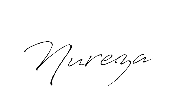 if you are searching for the best signature style for your name Nureza. so please give up your signature search. here we have designed multiple signature styles  using Antro_Vectra. Nureza signature style 6 images and pictures png