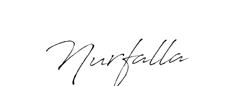The best way (Antro_Vectra) to make a short signature is to pick only two or three words in your name. The name Nurfalla include a total of six letters. For converting this name. Nurfalla signature style 6 images and pictures png
