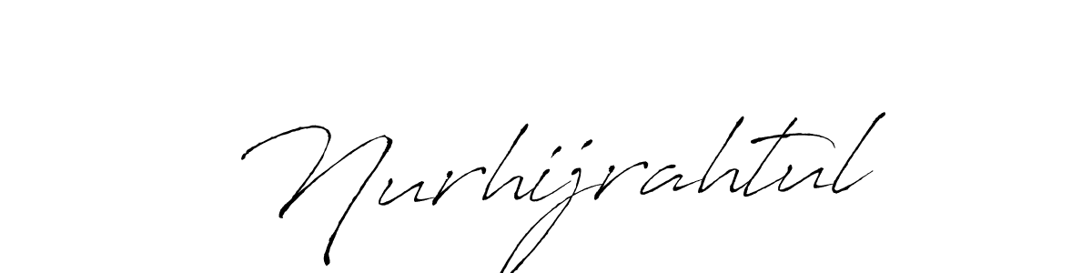 It looks lik you need a new signature style for name Nurhijrahtul. Design unique handwritten (Antro_Vectra) signature with our free signature maker in just a few clicks. Nurhijrahtul signature style 6 images and pictures png
