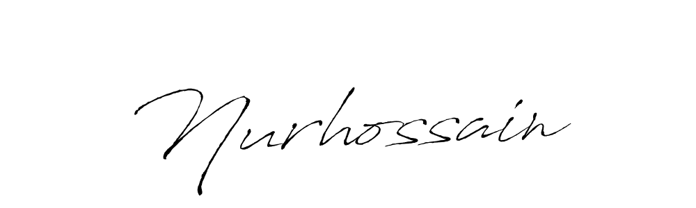 Also we have Nurhossain name is the best signature style. Create professional handwritten signature collection using Antro_Vectra autograph style. Nurhossain signature style 6 images and pictures png