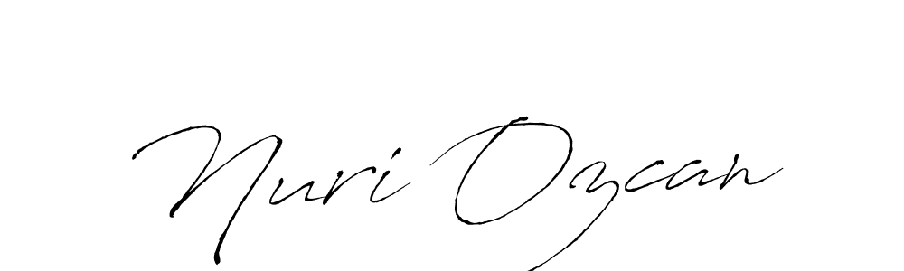 Also we have Nuri Ozcan name is the best signature style. Create professional handwritten signature collection using Antro_Vectra autograph style. Nuri Ozcan signature style 6 images and pictures png