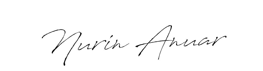 The best way (Antro_Vectra) to make a short signature is to pick only two or three words in your name. The name Nurin Anuar include a total of six letters. For converting this name. Nurin Anuar signature style 6 images and pictures png