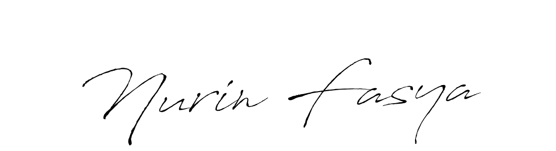 Also we have Nurin Fasya name is the best signature style. Create professional handwritten signature collection using Antro_Vectra autograph style. Nurin Fasya signature style 6 images and pictures png